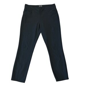 Adidas Golf/Travel Womens Black‎ Pull On Performance Pants Slim Fit Size Small